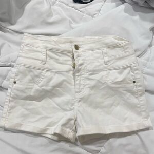 white shorts